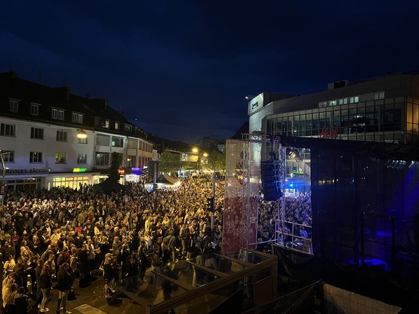 Knapp 100.000 Menschen feierten am letzten August-Wochenende das Siegener Stadtfest. (Foto: Stadt Siegen)