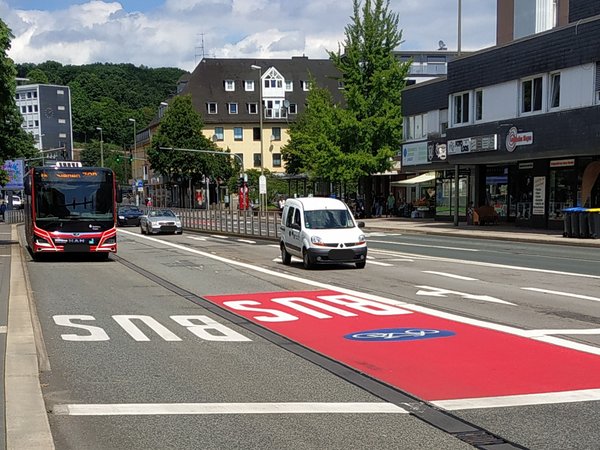 Symbolfoto Umweltspur (Foto: Stadt Siegen)