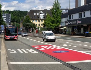 Symbolfoto Umweltspur (Foto: Stadt Siegen)