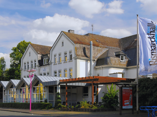 Außenansicht der Bismarckhalle, Foto: Stadt Siegen