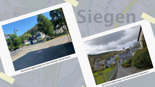 Foto-Collage der Stadtteile Feuersbach und Gosenbach (Foto: Stadt Siegen)