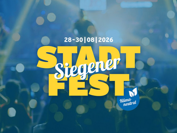 Plakat zum Siegener Stadtfest 2026