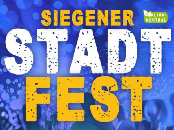 Logo 'Siegener Stadtfest', © 2025 Universitätsstadt Siegen