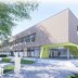 Vorschau: Entwurfsskizze Außenansicht Hallenbad Weidenau (Grafik: Architekturbüro Krieger Architekten)