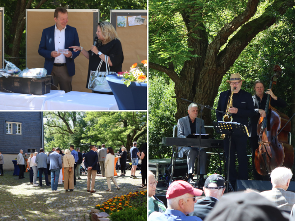 Das Museumsfest am Oberenschloss lockte bei bestem Wetter viele Besucher an (Foto: Stadt Siegen)