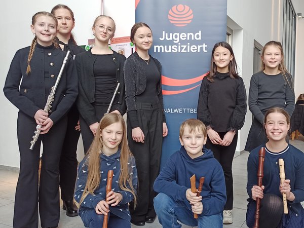 Siegerinnen und Sieger des diesjährigen Wettbewerbs "Jugend musiziert"