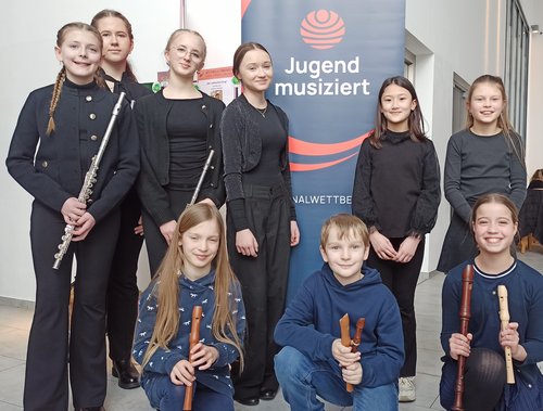 Siegerinnen und Sieger des diesjährigen Wettbewerbs "Jugend musiziert"