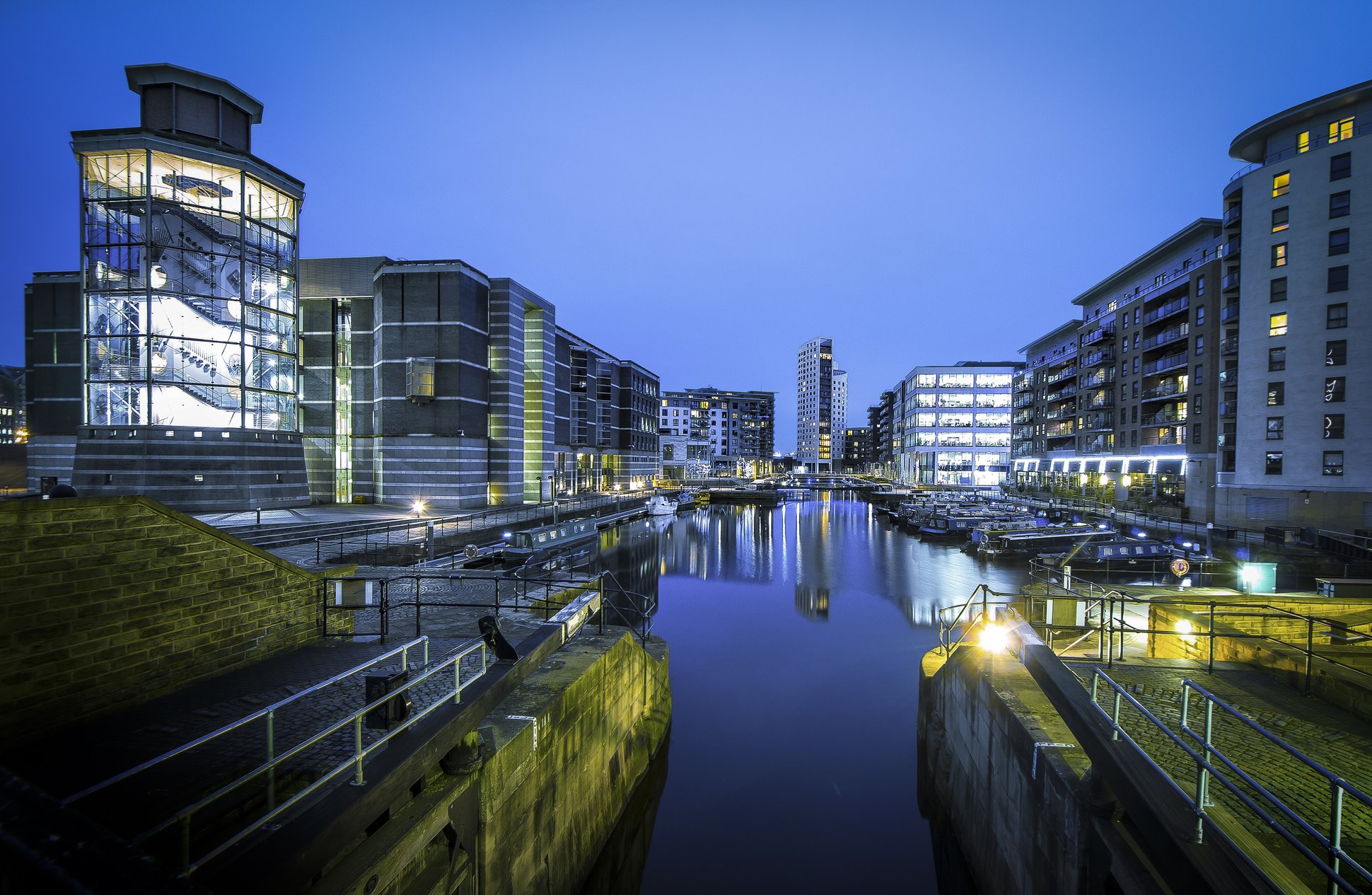 Leeds bei Nacht (Foto: Carln Milner für die Stadt Leeds)