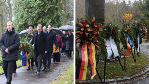 Am vergangenen Sonntag, 17. November, fand die zentrale Gedenkfeier der Stadt Siegen zum Volkstrauertag statt. (Fotos: Stadt Siegen)