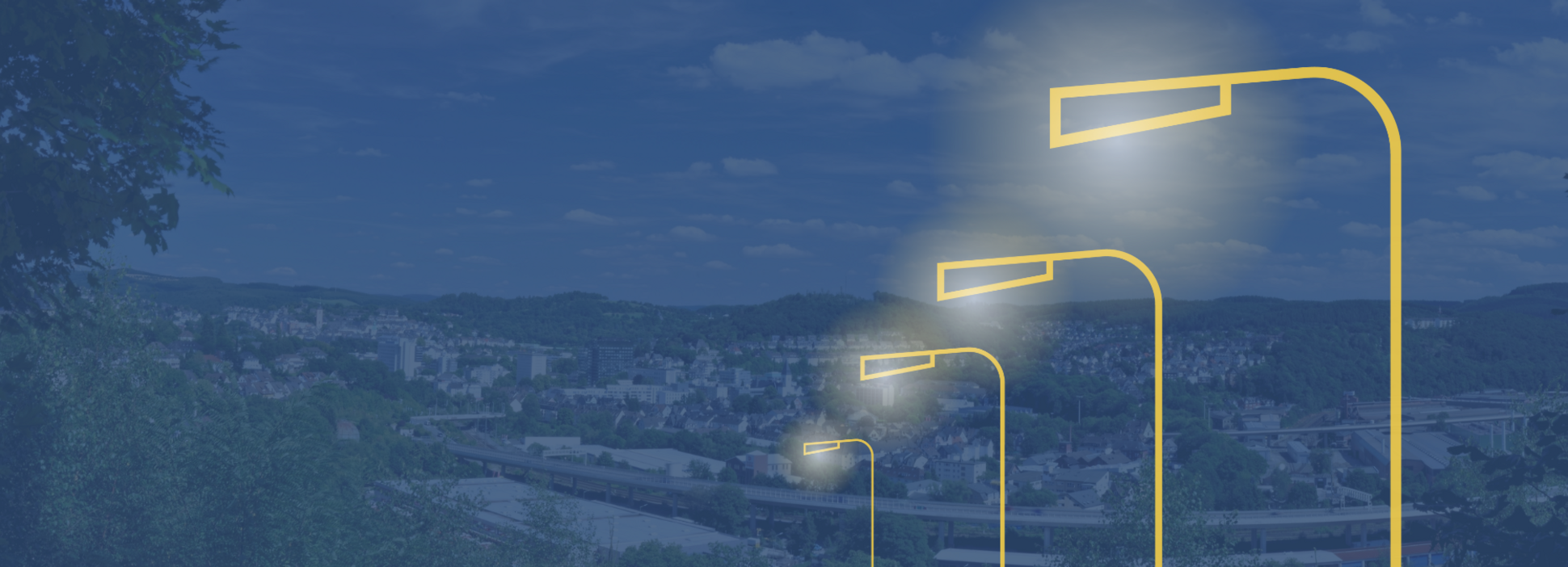 Symbolfoto: Straßenbeleuchtung in Siegen
