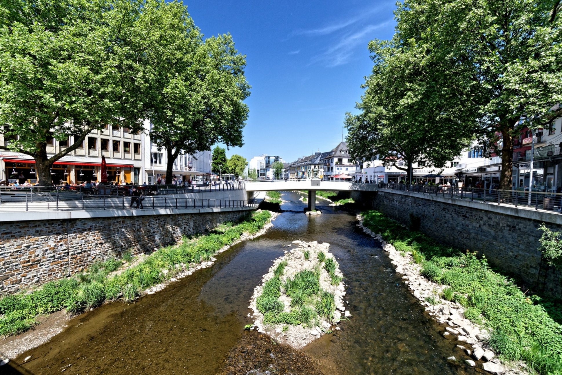 Siegufer in der Innenstadt (Foto: Stadt Siegen)